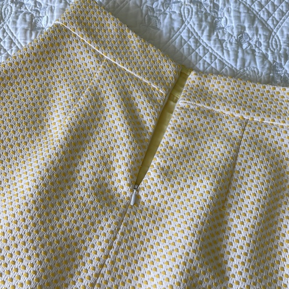 CYNTHIA CYNTHIA STEFFE Yellow Polka Dots Lined Skirt ONE OF A KIND - Picture 3 of 11
